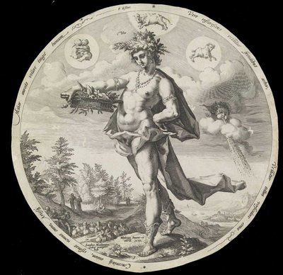 Seizoenen van het jaar - Lente door Jacob Matham